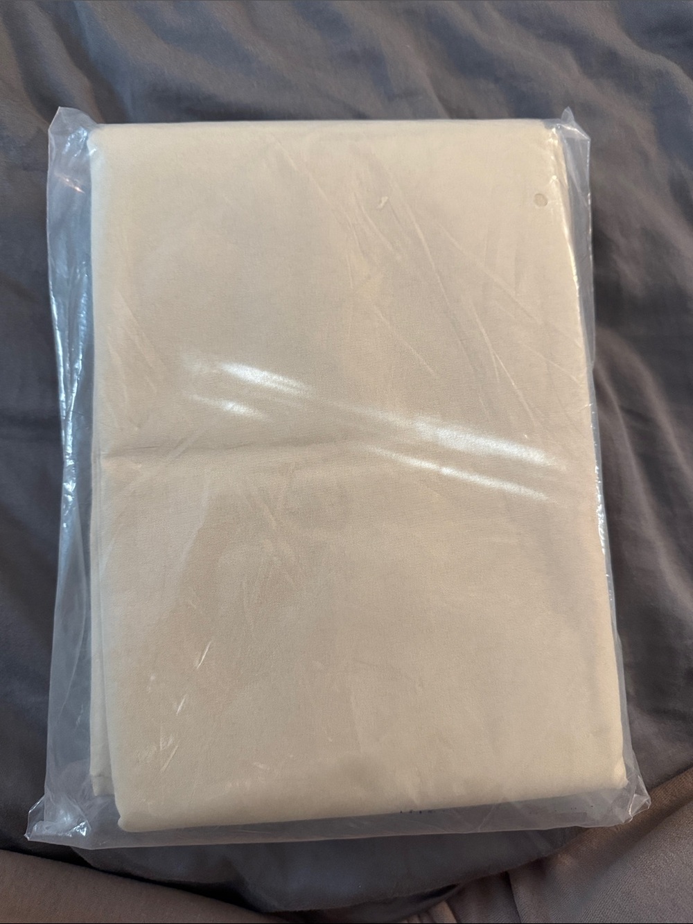 Long cream curtains 52x84 inches